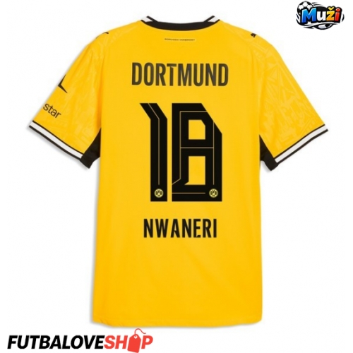 Dres Borussia Dortmund Ethan Nwaneri #18 Domáci 2026-27 Krátky Rukáv